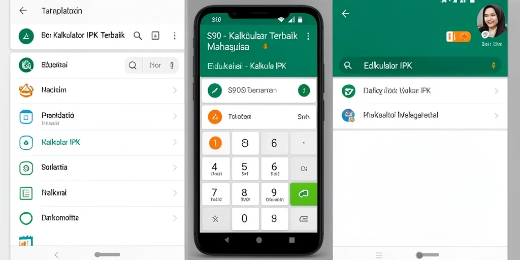 Antarmuka S80 menunjukkan fungsi Kalkulator IPK yang efektif.